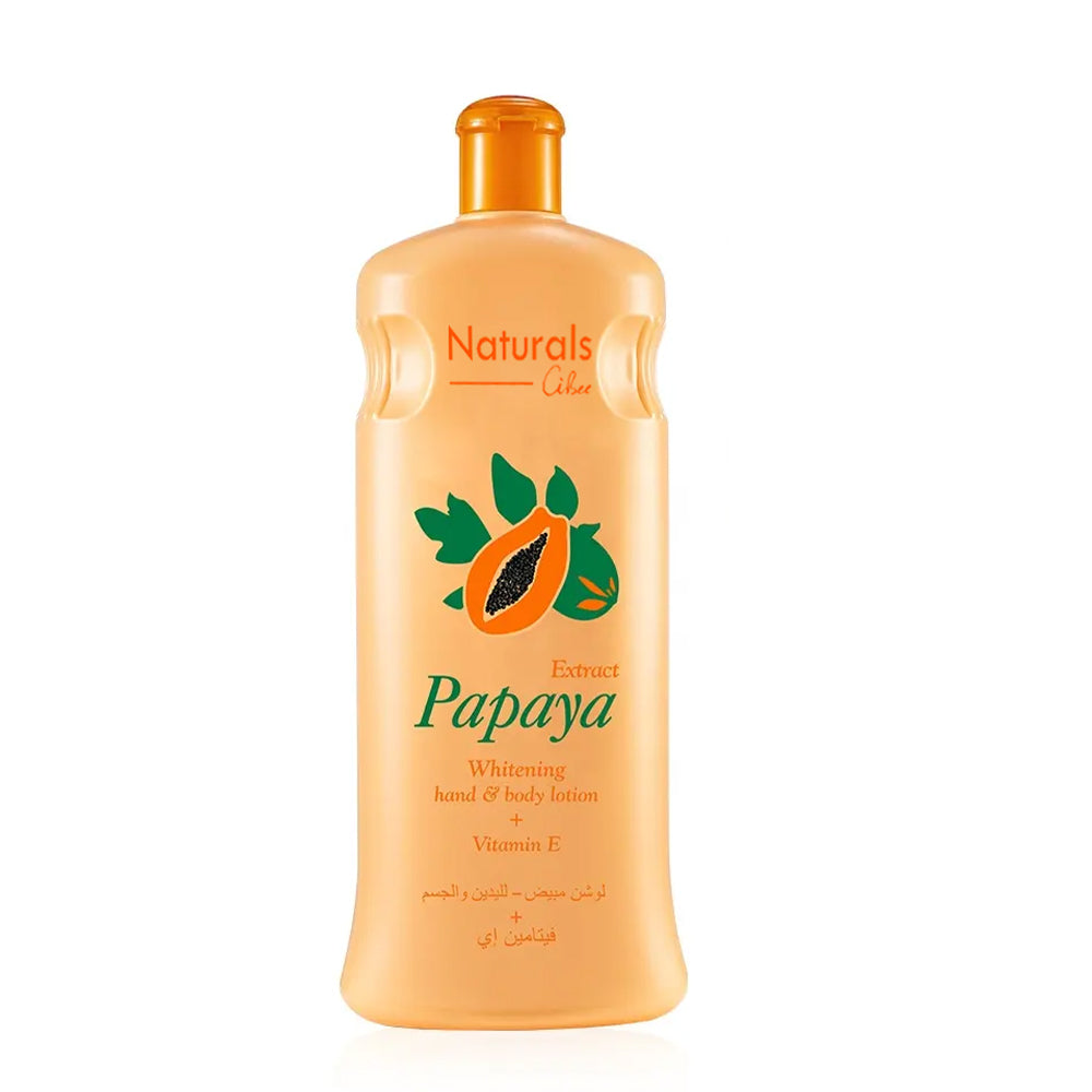 Papaya Whitening Hand and Body Lotion + Vitamin E (Orange) - 600ml