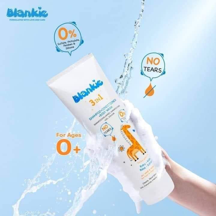 بلانكى شامبو + بلسم + غسول للجسم 3 فى 1 للاطفال 200مل