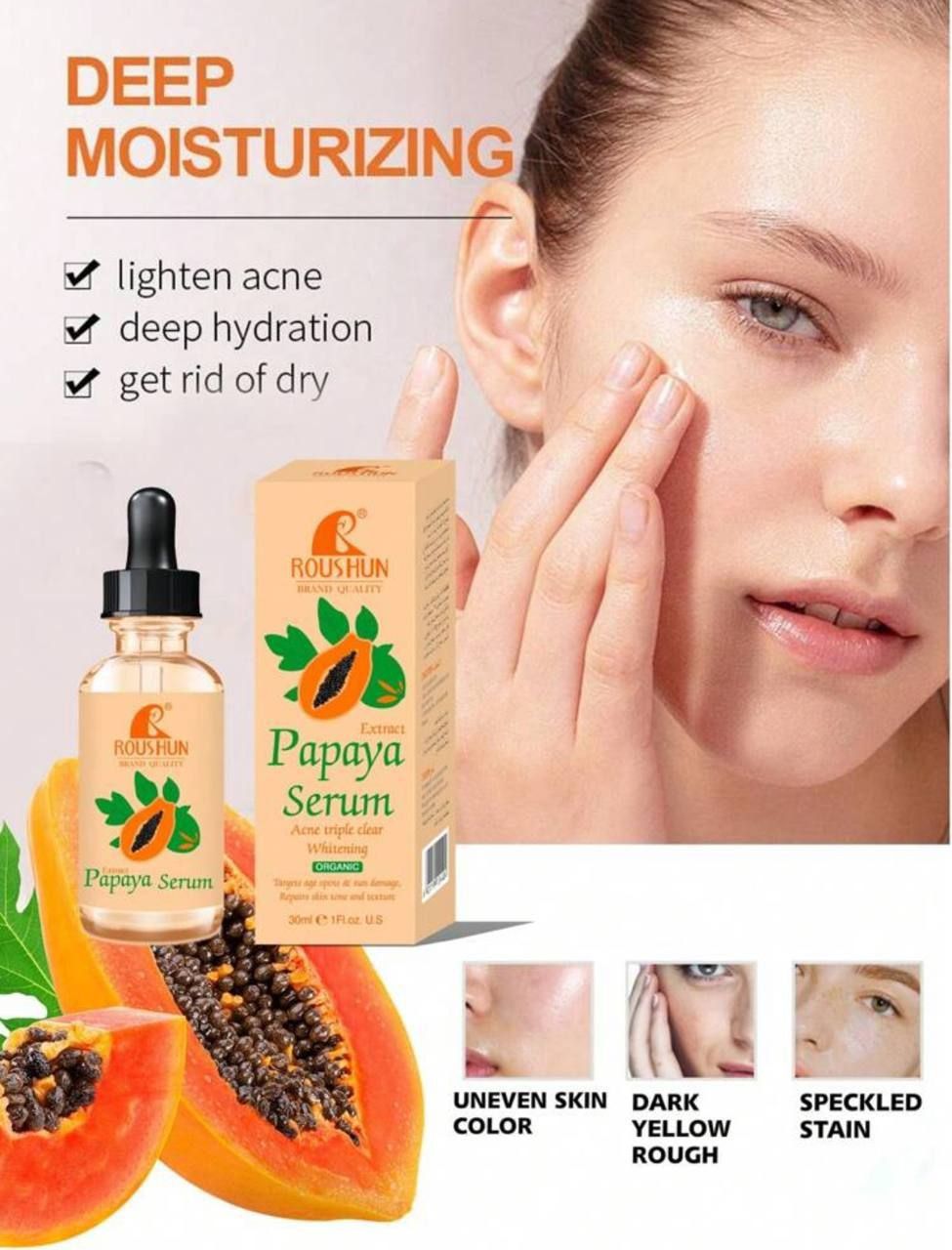 Papaya Brightening, Hydrating & Pore-Refining Serum
