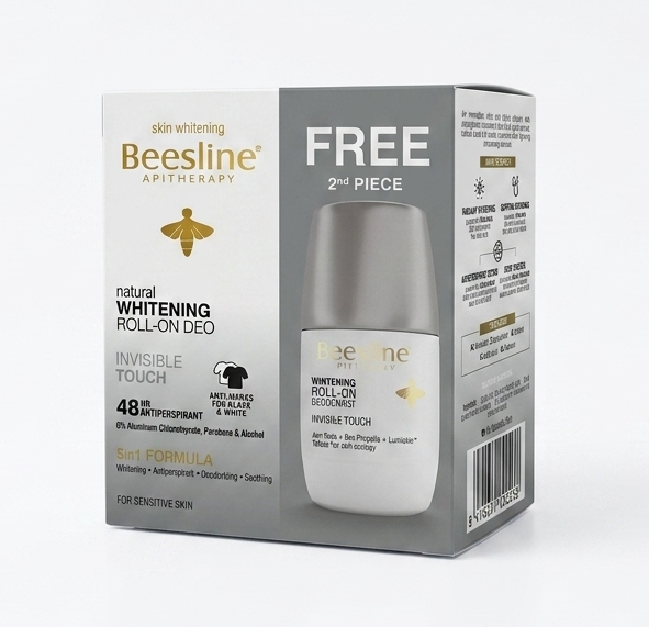 Beesline Whitening Roll-On – 48hr – Invisible Touch (1+1)