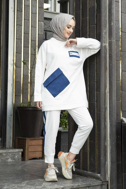 Casual Stitch Tracksuit