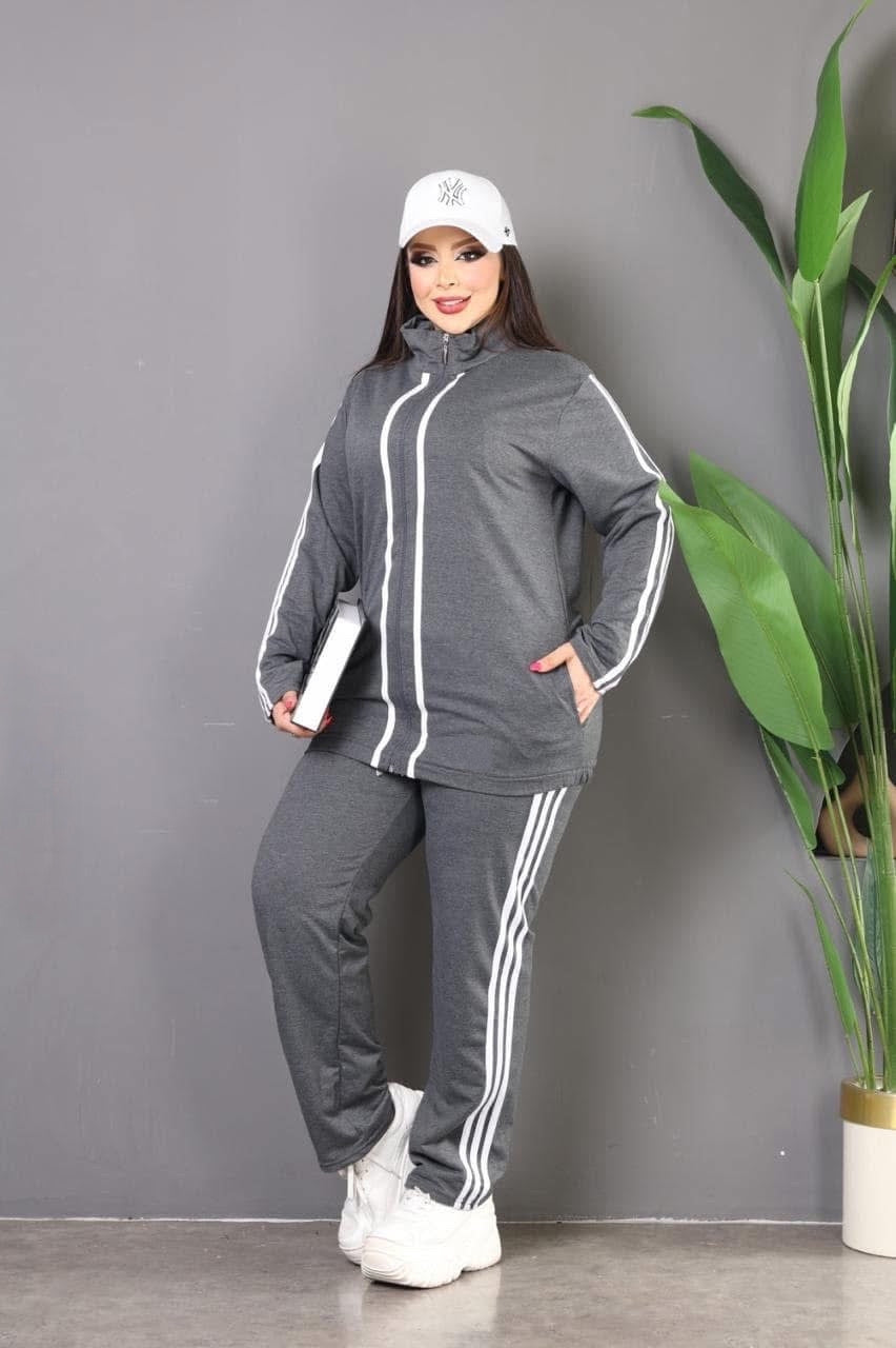 White Stripe Tracksuit