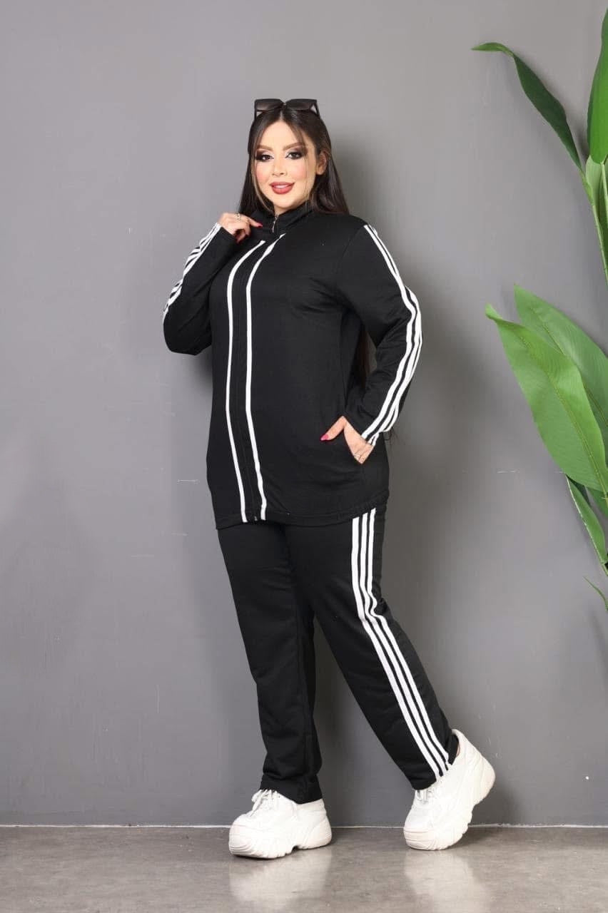 White Stripe Tracksuit