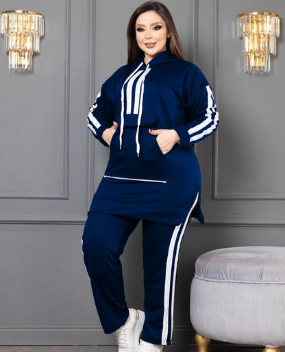 Crisp white stripes Tracksuit
