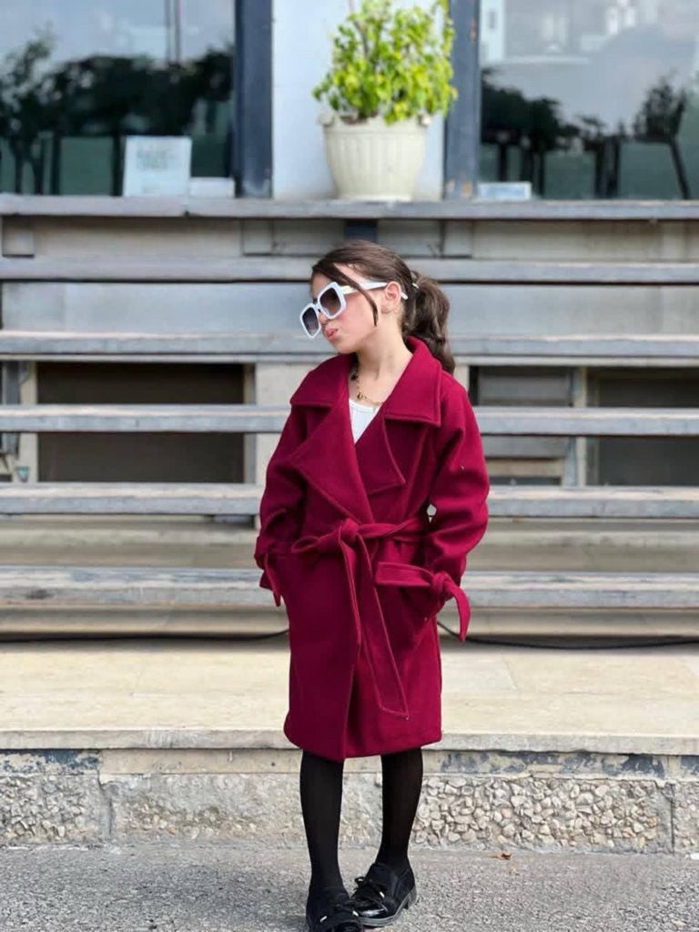 Velvet Flame Look Coat