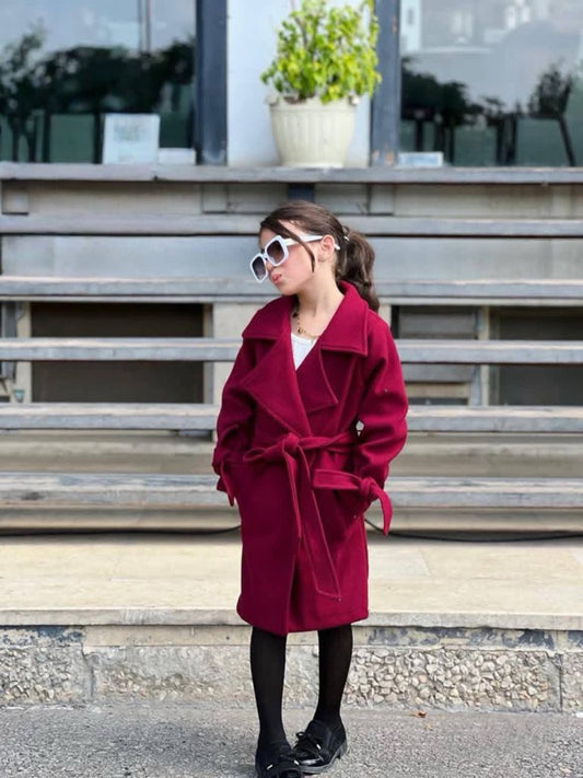 Velvet Flame Look Coat