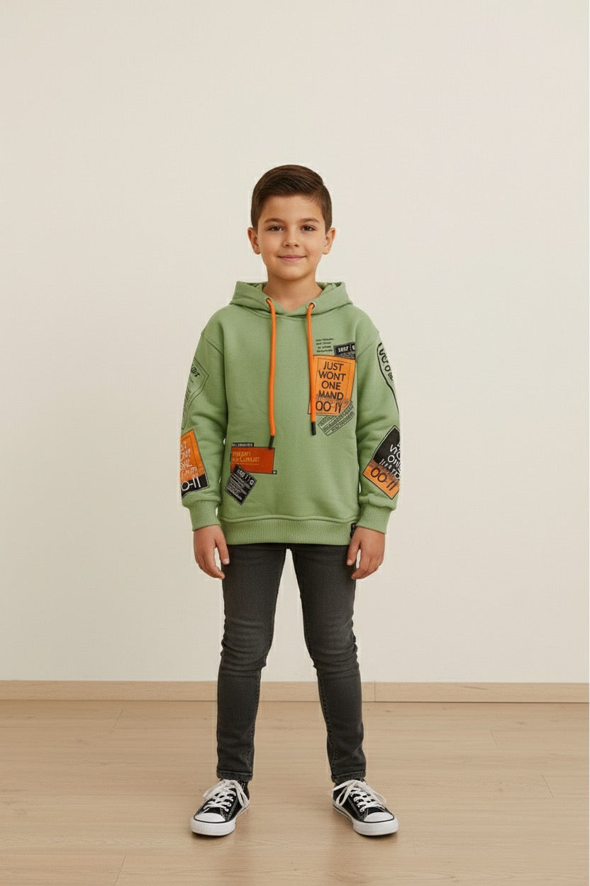 Happy Patch Sweatshirt