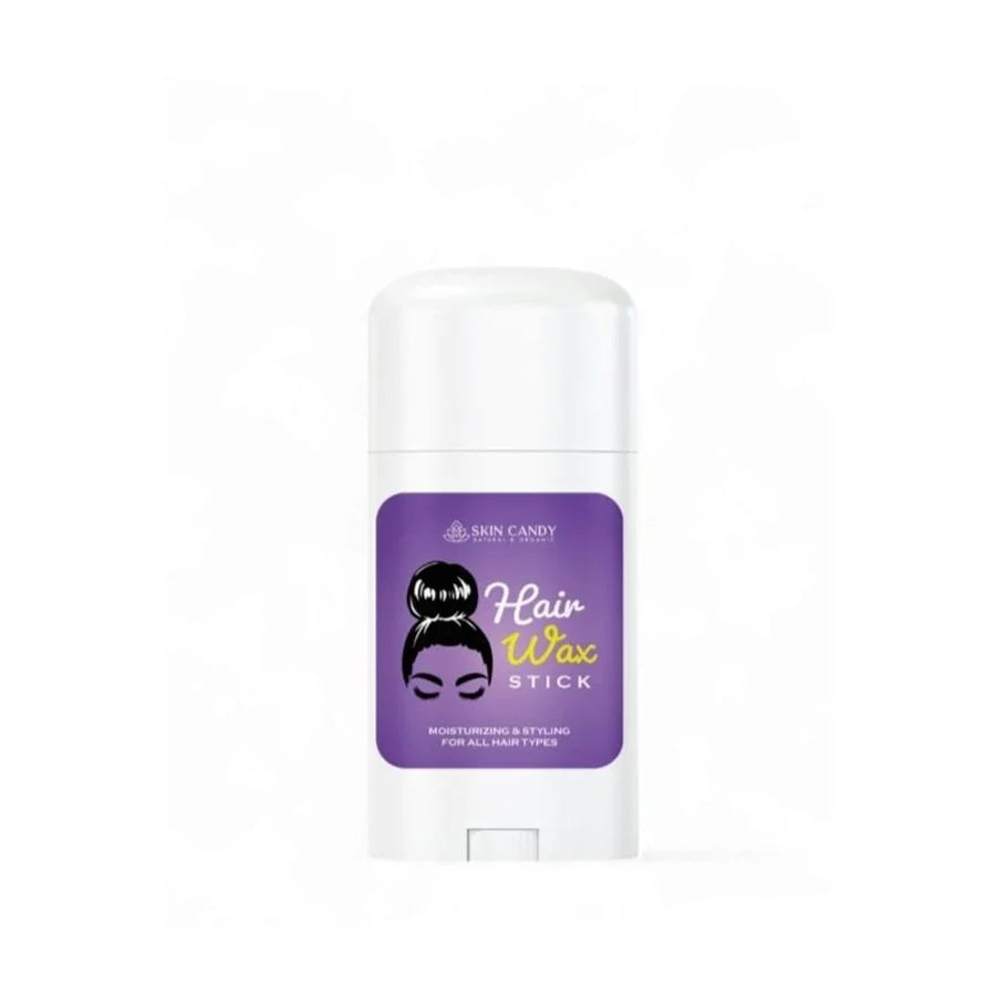 Skin Candy Wax Stick A new hair-styling product with a non-greasy wax formula that is easy to use Specifically designed for taming flyaways and baby hair