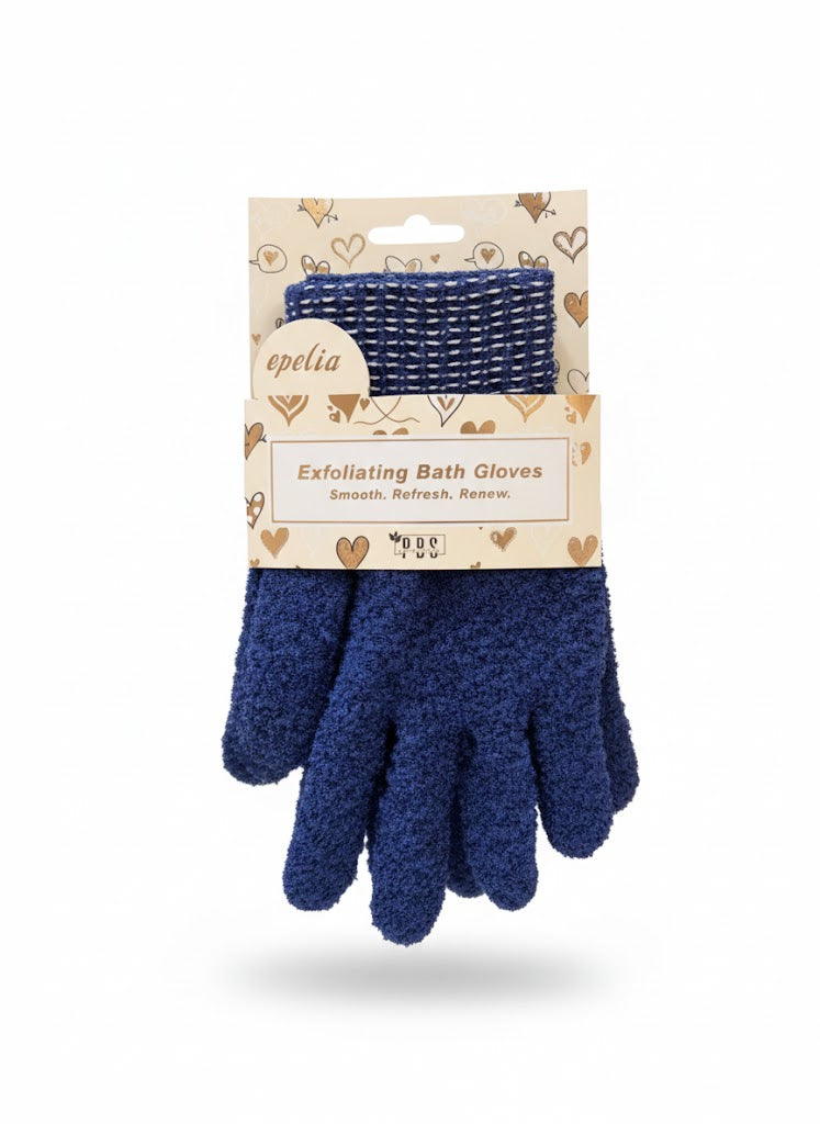 Epelia Face and Body Exfoliating Gloves for Body Smoothing and Dead Skin Removal